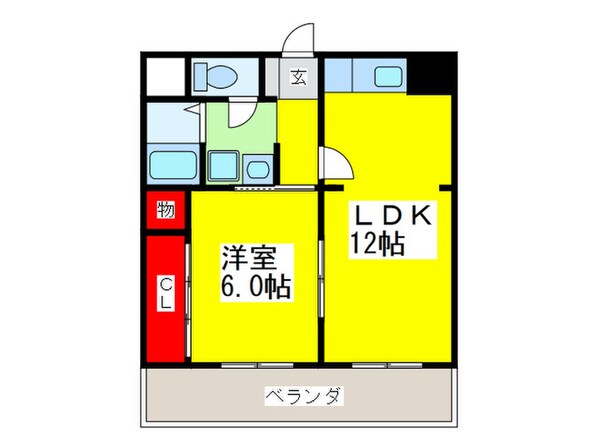 大正メゾンの物件間取画像